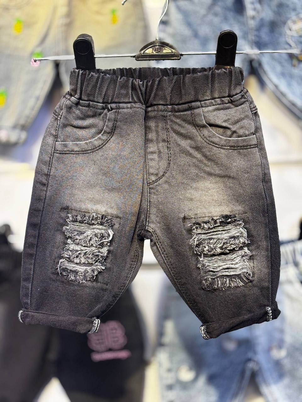 شلوارجین نقلی زاپدار